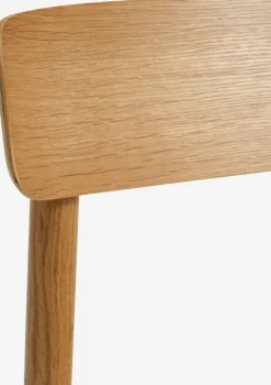 ALSTED + ISLEV Spisebordssæt|ALSTED Ø120 bord eg + 4 ISLEV stole u/armlæn eg