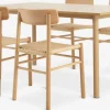 ALSTED + ISLEV Spisebordssæt|ALSTED L160 bord eg + 4 ISLEV stole u/armlæn eg
