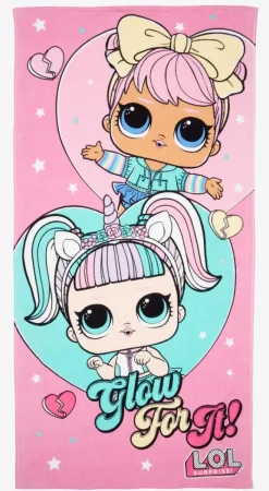 LOL SURPRISE Børnehåndklæder|Badehåndklæder|Badehåndklæde 70x140