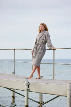 BULLMARK Badekåber|Badekåbe S/M grå KRONBORG