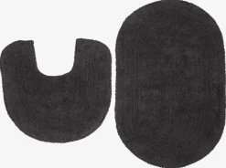 LERDALA Bademåtter|Bademåttesæt 2 dele/sæt antracit Antracitgrå