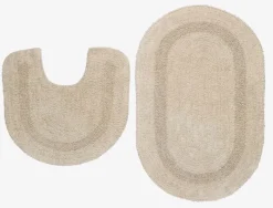 LERDALA Bademåtter|Bademåttesæt 2 dele/sæt Beige