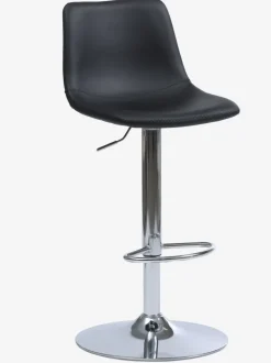 BROAGER Barstole Og Barborde|Barstole Og Barborde|Barstol sort kunstlæder/krom