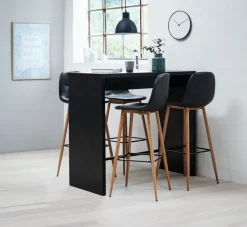 JONSTRUP Barstole Og Barborde|Barstole Og Barborde|Barstol kunstlæder/egefarve Sort