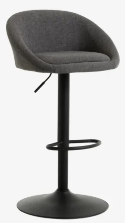 TAULOV Barstole Og Barborde|Barstole Og Barborde|Barstol gråt stof/sort