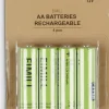 EIMILL Elpærer Og Batterier|Batterier genopladelig AA 4 stk/pk