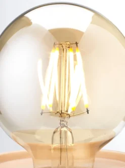 ARNOLD Dekorativ Belysning|Batterilampe Ø9xH16cm m/timer