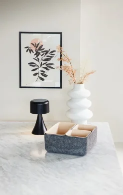 JACOB Dekorativ Belysning|Batterilampe Ø13xH21cm m/timer