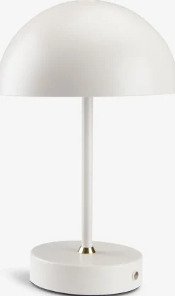 KENT Dekorativ Belysning|Batterilampe Ø16xH25cm grå m/touch og timer Beige