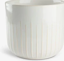 KNUDSEN Blomsterpotter|Blomsterpotte Ø20xH18cm hvid