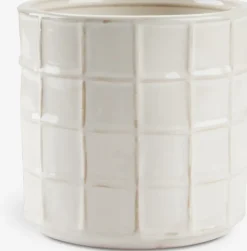 MATSSON Blomsterpotter|Blomsterpotte Ø14xH13cm råhvid