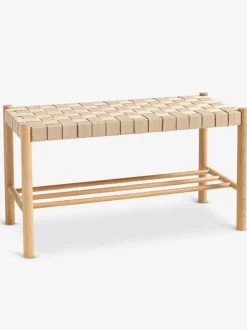 VADEHAVET Bænke|Entrebænke|Bænk med hylde eg/natur