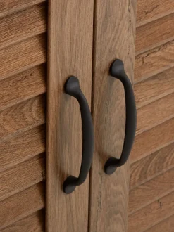 MANDERUP Reoler Og Rumdelere|Reoler Og Rumdelere|Bogreol 2 låger 3+1 hylder vild eg farve