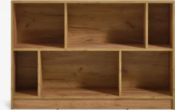 MOSBJERG Reoler Og Rumdelere|Reoler Og Rumdelere|Bogreol 6 hylder efarve Eg