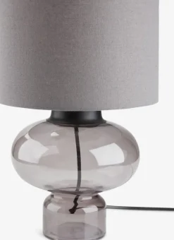 EDMUND Lamper|Bordlampe Ø25xH35cm grå