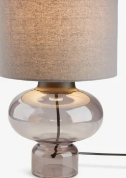 EDMUND Lamper|Bordlampe Ø25xH35cm grå