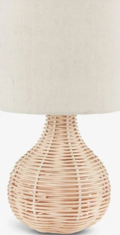 HELMER Lamper|Bordlampe Ø17xH32cm natur