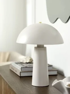 MARKUS Lamper|Bordlampe Ø25xH35cm grå