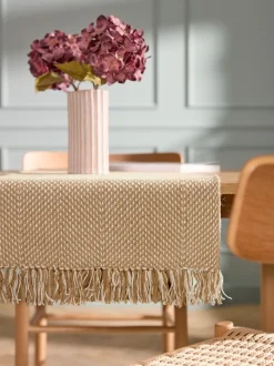 ULLVIER Bordløbere|Bordløber 38x150 natur/beige