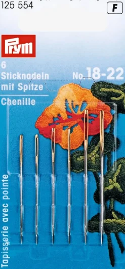 JYSK Sytilbehør|Broderinåle sølvfarvet spids 18-22