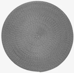 KUNGSMYNTA Dækkeservietter|Dækkeserviet Ø38 Mørkegrå