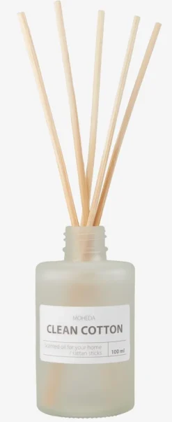 MOHEDA Badeværelsesopbevaring|Duftpinde|Duftpinde clean cotton 100ml