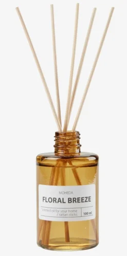MOHEDA Badeværelsesopbevaring|Personlig Velvære|Duftpinde floral breeze 100ml