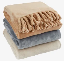 BONDEROSE Plaider|Fleeceplaid 130x170 Blå