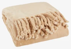 BONDEROSE Plaider|Fleeceplaid 130x170 Latte