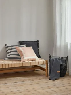 DAGLILJE Plaider|Fleeceplaid 130x170 mørkegrå Mørkegråmelange