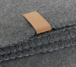 DAGLILJE Plaider|Fleeceplaid 130x170 mørkegrå Mørkegråmelange