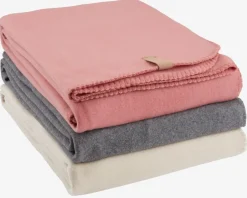 DAGLILJE Plaider|Fleeceplaid 130x170 mørkegrå Mørkegråmelange