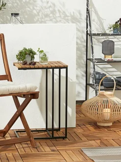 KNEKKAND Andet Til Haven|Flise B30xL30 hårdttræ natur 9 stk/sæt