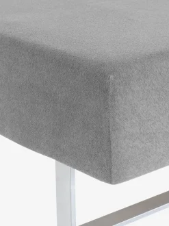 TINDRA Lagner|Frotté faconlagen 90x200x30 Grå