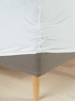 TORA Lagner|Frotté faconlagen 90x200x35 Hvid