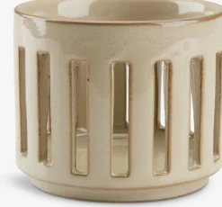 ANDERAS Lysestager|Fyrfadsstage Ø8xH7cm sand