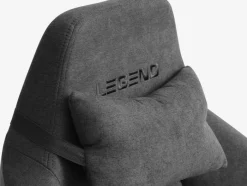 ABILDAA Gamer Stole|Gamer-stol t stof Antracitgrå