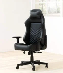 ABILDAA Gamer Stole|Gamer-stol kunstlæder Sort