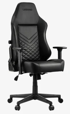 ABILDAA Gamer Stole|Gamer-stol kunstlæder Sort