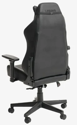 ABILDAA Gamer Stole|Gamer-stol kunstlæder Sort