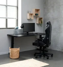 ABILDAA Gamer Stole|Gamer-stol kunstlæder Sort