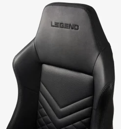 ABILDAA Gamer Stole|Gamer-stol kunstlæder Sort