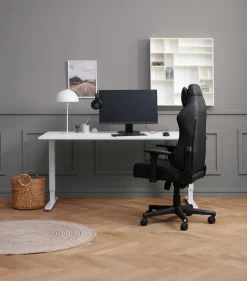 ABILDAA Gamer Stole|Gamer-stol kunstlæder Sort