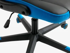 VOJENS Gamer Stole|Gamer-stol sort/blå kunstlæder/mesh