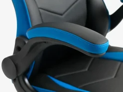 VOJENS Gamer Stole|Gamer-stol sort/blå kunstlæder/mesh
