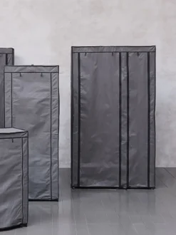 DAMHUS Tøjstativer|Tøjstativer|Garderobeskab 149x174 mørkegrå