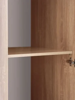 FANDRUP Garderobeskabe Med Skydedøre|Garderobeskabe Med Skydedøre|Garderobeskab 50x176 1 låge lys egefarve Lyseg