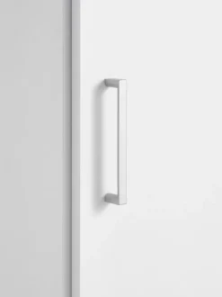 FANDRUP Garderobeskabe Med Skydedøre|Garderobeskabe Med Skydedøre|Garderobeskab 50x176 1 låge Hvid