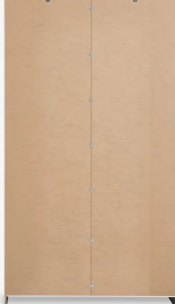 FANDRUP Garderobeskabe Med Skydedøre|Garderobeskabe Med Skydedøre|Garderobeskab 97x176 2 låger 3 skuffer Hvid