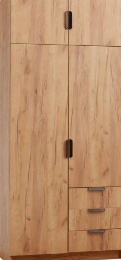 JENSLEV Garderobeskabe Med Skydedøre|Garderobeskabe Med Skydedøre|Garderobeskab 96x176 eg